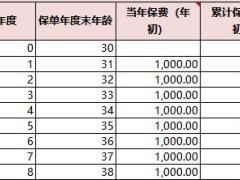 长城人寿八达岭典藏版养老年金保险2023利益演示表.xlsm