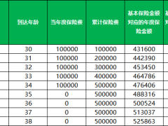中邮人寿悦享盈佳终身寿险分红型利益演示.xlsx