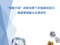 健康中国战略背景下的健康保险与健康管理融合发展研究91页.pdf 