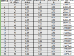 阳光人寿阳光寿C款养老年金保险演示算法.xlsx