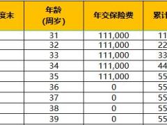 富德生命鑫禧年年养老年金保险A款计划书保障方案.xlsx