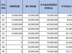 北京人寿京福宏运终身寿险分红型利益演示.xlsm