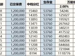 泰康人寿长寿人生A款利益自动演示器.xlsx