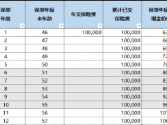 爱心人寿乐养多3号养老年金保险利益演示书.xlsx