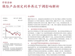 2024保险产品预定利率再次下调影响解析5页.pdf 