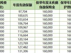 昆仑健康乐享年年焕新版终身护理保险计算器.xlsx