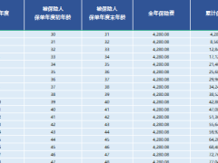 招商信诺爱呵护护理保险产品计划利益演示表.xlsx 