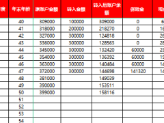 中国人寿鑫耀鸿图年金保险自动演算表.xlsx 