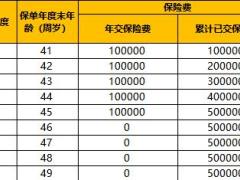 阳光人寿臻安倍致终身寿险产品算法.xlsx