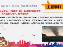 每日新闻资讯23年8月15日早会使用11页.pptx